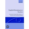 English Renaissance Studies door John Carey