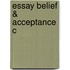 Essay Belief & Acceptance C