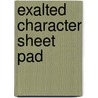 Exalted Character Sheet Pad door Onbekend