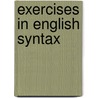 Exercises In English Syntax door Robert S. Carlisle