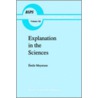 Explanation in the Sciences door Ï¿½Mile Meyerson