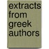 Extracts from Greek Authors