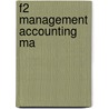 F2 Management Accounting Ma door Onbekend