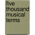 Five Thousand Musical Terms