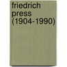 Friedrich Press (1904-1990) door Onbekend