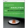 From Analysis To Evaluation door Sandra Peyser