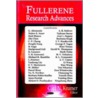 Fullerene Research Advances door Onbekend