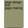 Gage Design And Gage-Making door Franklin Day Jones