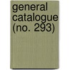General Catalogue (No. 293) door Martinus Nijhoff Publishers