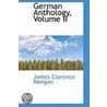 German Anthology, Volume Ii door James Clarence Mangan