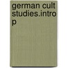 German Cult Studies.intro P by Rob Burns