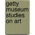 Getty Museum Studies on Art
