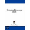 Gramatica Piemontese (1783) door Maurizio Pipino