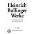 Heinrich Bullinger Werke 13