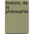 Histoire, de La Philosophie