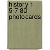 History 1 5-7 80 Photocards door Onbekend