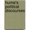 Hume's Political Discourses door William Bell Robertson
