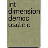 Int Dimension Democ Osd:c C by Whitehead