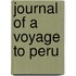 Journal Of A Voyage To Peru