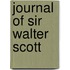 Journal of Sir Walter Scott