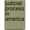 Judicial Process In America door Ronald Stidham