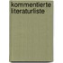 Kommentierte Literaturliste