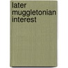 Later Muggletonian Interest door Mike Pettit