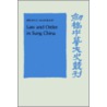 Law And Order In Sung China by Henrika Kuklick
