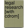 Legal Research [with Cdrom] door William Putnam