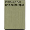 Lehrbuch Der Balneotherapie door Julius Glax