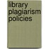 Library Plagiarism Policies