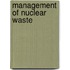 Management Of Nuclear Waste
