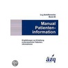 Manual Patienteninformation door Marie Luise Dierks
