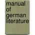 Manual of German Literature