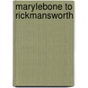 Marylebone To Rickmansworth door Vic Mitchell