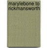 Marylebone To Rickmansworth door Vic Mitchell