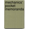 Mechanics' Pocket Memoranda door Schools International C