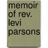 Memoir of Rev. Levi Parsons