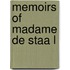 Memoirs Of Madame De Staa L