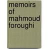 Memoirs Of Mahmoud Foroughi door Onbekend