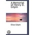 Memorial Of Henry D. Gilpin