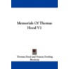 Memorials of Thomas Hood V1 door Thomas Hood