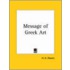 Message Of Greek Art (1913)