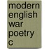 Modern English War Poetry C