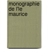 Monographie de L'Le Maurice by James G. Morris