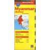 Myanmar (Burma) Country Map door Periplus Travel Map