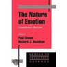 Nature Of Emotion Sas:ncs P by Richard J. Davidson