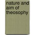 Nature and Aim of Theosophy