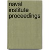 Naval Institute Proceedings door Institute United States N