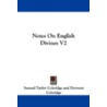 Notes on English Divines V2 door Samuel Taylor Coleridge